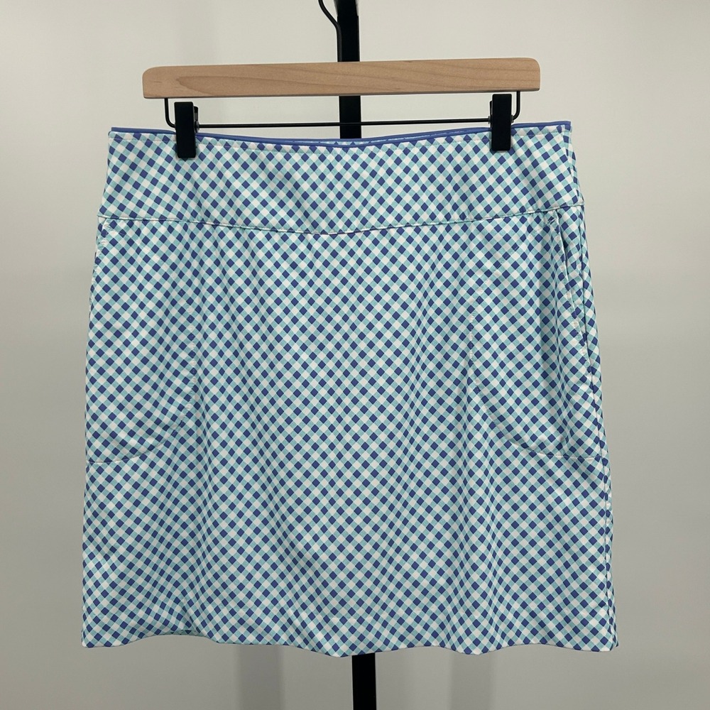 Fairway & Greene LIV Golf Skort Purple Teal White Size Large Athletic